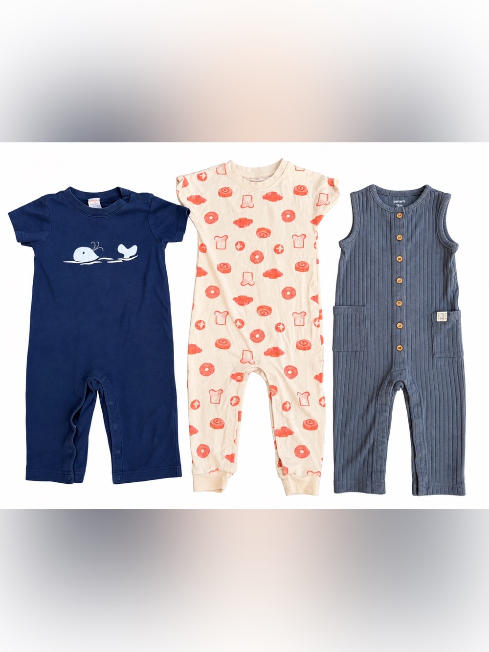 Unisex 12 to 18months one piece bundle